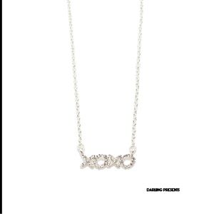 SWAROVSKI CRYSTALS XOXO NECKLACE WOMEN